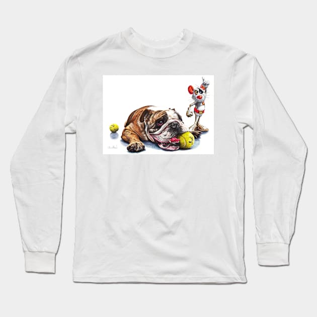 Boy's Toys Long Sleeve T-Shirt by Mightyfineart